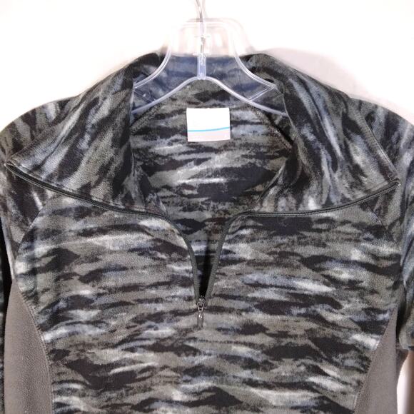 Columbia Boys Fleece Quarter Zip Pullover Youth Jacket - Picture 3 of 6